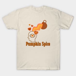 Pumpkin Spice Love Retro Style T-Shirt